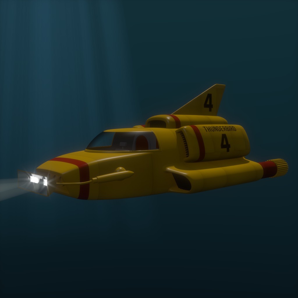 Thunderbird 4 (Internal Blender version) preview image 1